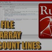 RUBY Read Text File Into Array And Count Lines