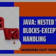 Nested Try Catch Block In Java Easy Explanation With Example