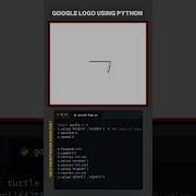 GOOGLE LOGO USING PYTHON PYTHONPROGRAMMING PYTHON PYTHONDEVELOPER