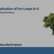 Basic Application Of For Loop In R Programming Rstats Rstudio