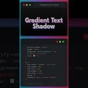 Create Gradient Text Shadow Effect With HTML CSS