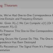 Sampling Signals 8 13 The Sampling Theorem