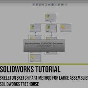 SOLIDWORKS Tutorial Skeleton Sketch Part Method For Large Assemblies Using SOLIDWORKS Treehouse