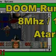 Короткий ролик Порт DOOM для Atari ST без расширений FebTari