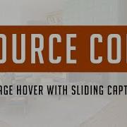Image Hover Effect With Sliding Caption Source Code