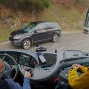 Mountain Bus Drive France 4K