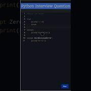 Most Asked Python Interview Question