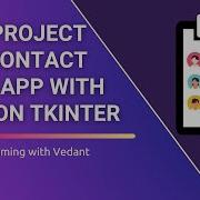 Python GUI Development Mini Project Contact Book Application Tutorial 9