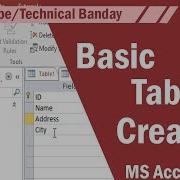 How To Create Table In MS Access Microsoft Access 2016 Tutorial Hindi Urdu