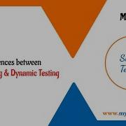 Differences Between Static Testing And Dynamic Testing