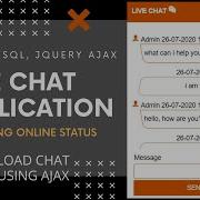 Live Chat Application Using PHP Jquery Ajax Load Chat Using Ajax