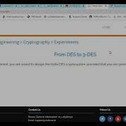 Encryption And Decryption Using Tripple DES