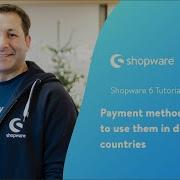 Payment Methods How To Use Them In Different Countries Shopware 6 Tutorial EN