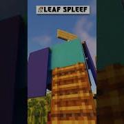 Minecraft Leaf Spleef Mini Game Minecraft Shorts Leaf