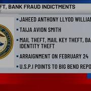 Two Indicted For Mail Theft And Fraud Among Other Federal Charges In Tallahassee