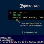 Amir Rustamzadeh Ship Web Apps Confidently End To End Testing With Cypress ComponentsConf 2019