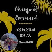 USS Missouri Change Of Command Full Ceremony 2023