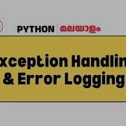 Exceptions And Logging In Python Tutorial 32