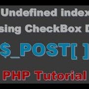 Beginner PHP Tutorial 40 How To Solve Undefined Index Error In Multiple Value In PHP