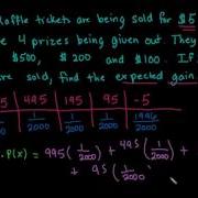 Finding The Expected Value Of A Probability Distribution