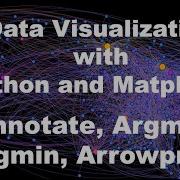 Data Visualisation With Matplotlib Annotate Argmax Argmin ArrowProps P3