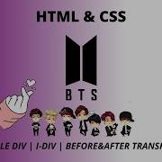 BTS LOGO Using Html And Css HTML CSS Learning Feathers Coding Shorts Learningfeathers