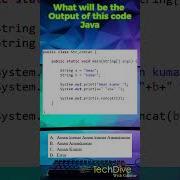 What Will Be The Output Of This Code Java Java Multiple Choice Questions Shorts Java