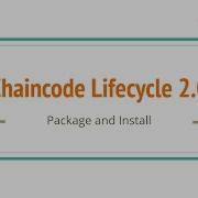 14 Chaincod Lifecycle Package Install Chaincode Create Network With Hyperledger Fabric V2 0