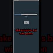 Progress Bar With Python Python Tkinter Shorts Programming Tkinter
