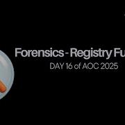 Forensics Registry Furensics DAY 16 AOC 2025 TryHackMe