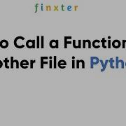 Как вызвать функцию из другого файла в Python