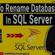 How To Rename Database In SQL Server Javascript Codi Programming Sql