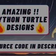 Shocking Python Design Turtle Designs Source Code In Description Coding Python Turtle