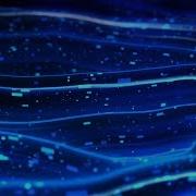 4K Internet Streaming Data Transfer Concept
