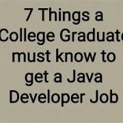 What Things Should Know To Get A Java Developer Job
