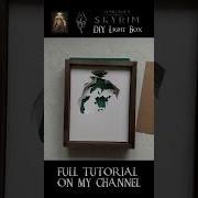 Skyrim DIY Light Box Tutorials And Templates Are On My Channel Skyrim Lightbox Papercraft