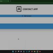 Contact Manager Using React Js