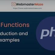 PHP Functions