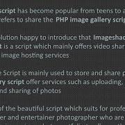Imageshack Script 500px Script PHP Image Gallery Script