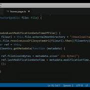 Ionic4 FileSize And LastModification Datetime