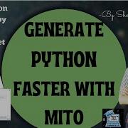Getting Python Faster With Mito