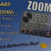 ZOOM L 6 Recording To The SD Card Dry Tracks And Overdubbing