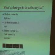 Introduction To Crystallography Lecture 9 Fourier Transforms