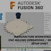 MANUFACTURING SPUR GEAR USING CNC MILLING SETUP SIMULATING EXPORT G CODES SHEET SETUP IN FUSION 360