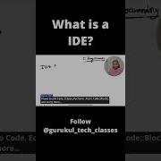 What Is IDE Ide Shorts Cprogramming