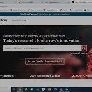Wiley Online Library Search