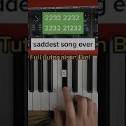 Saddest Piano Song Ever Easy Tuto