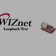 WIZ750SR Loopback Test