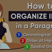 3 Common Methods Of Organizing Writing Paragraph Writing Part 3