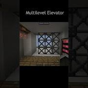 Minecraft Create Modern Elevator With Screen And GUI